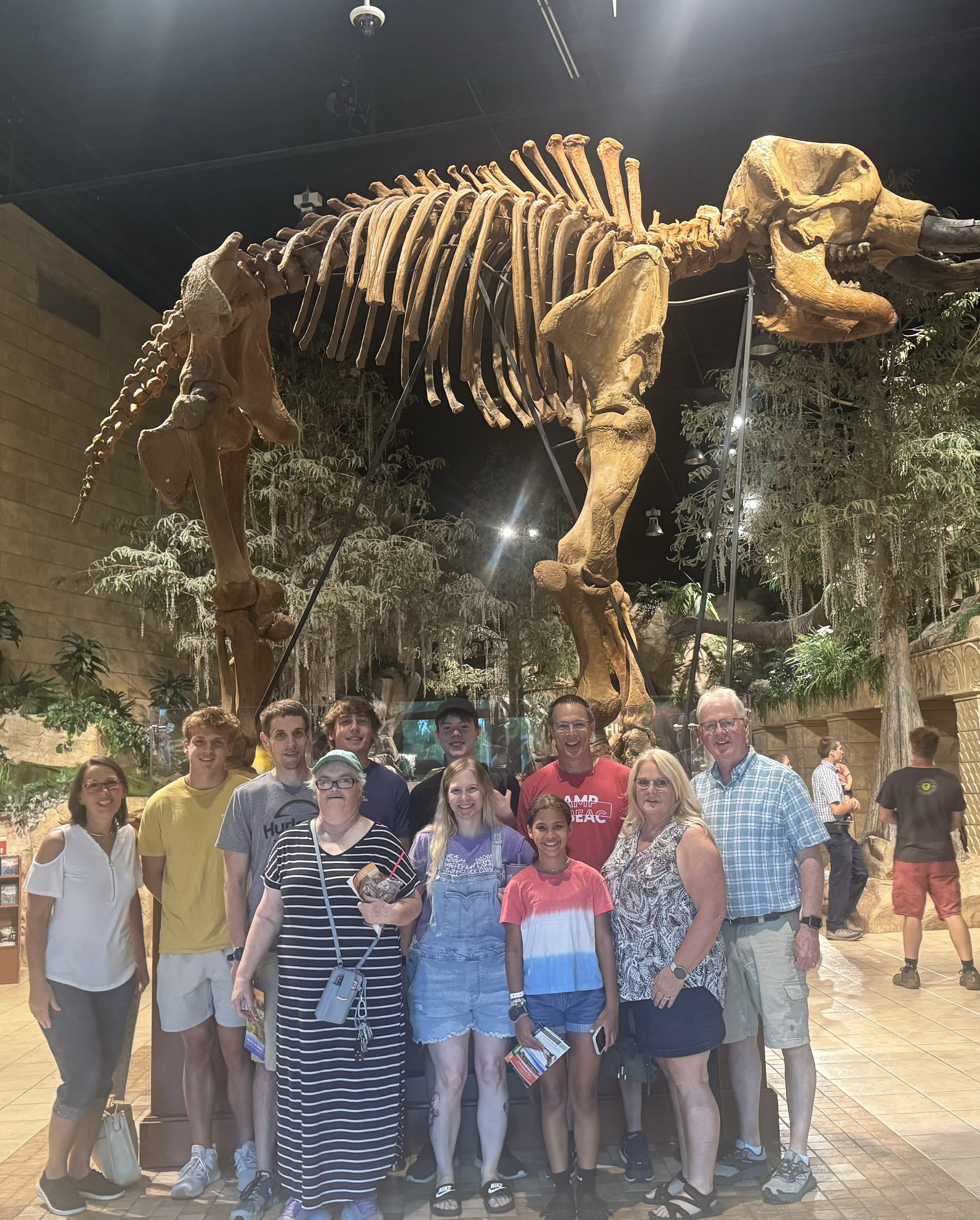 Crosspoint Baptist Church families together on a church outing